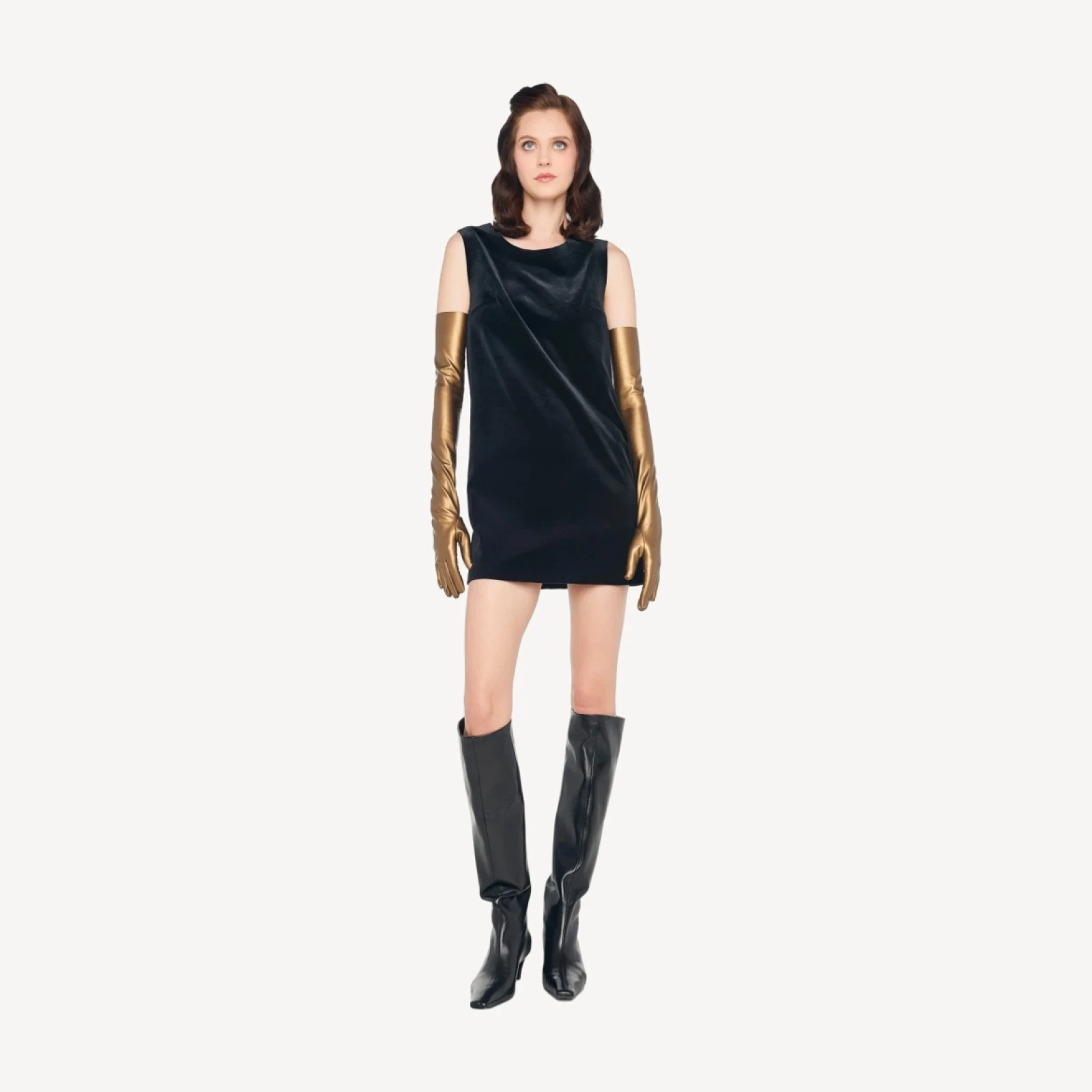 SUPER OS SLEEVELESS BF MINI DRESS