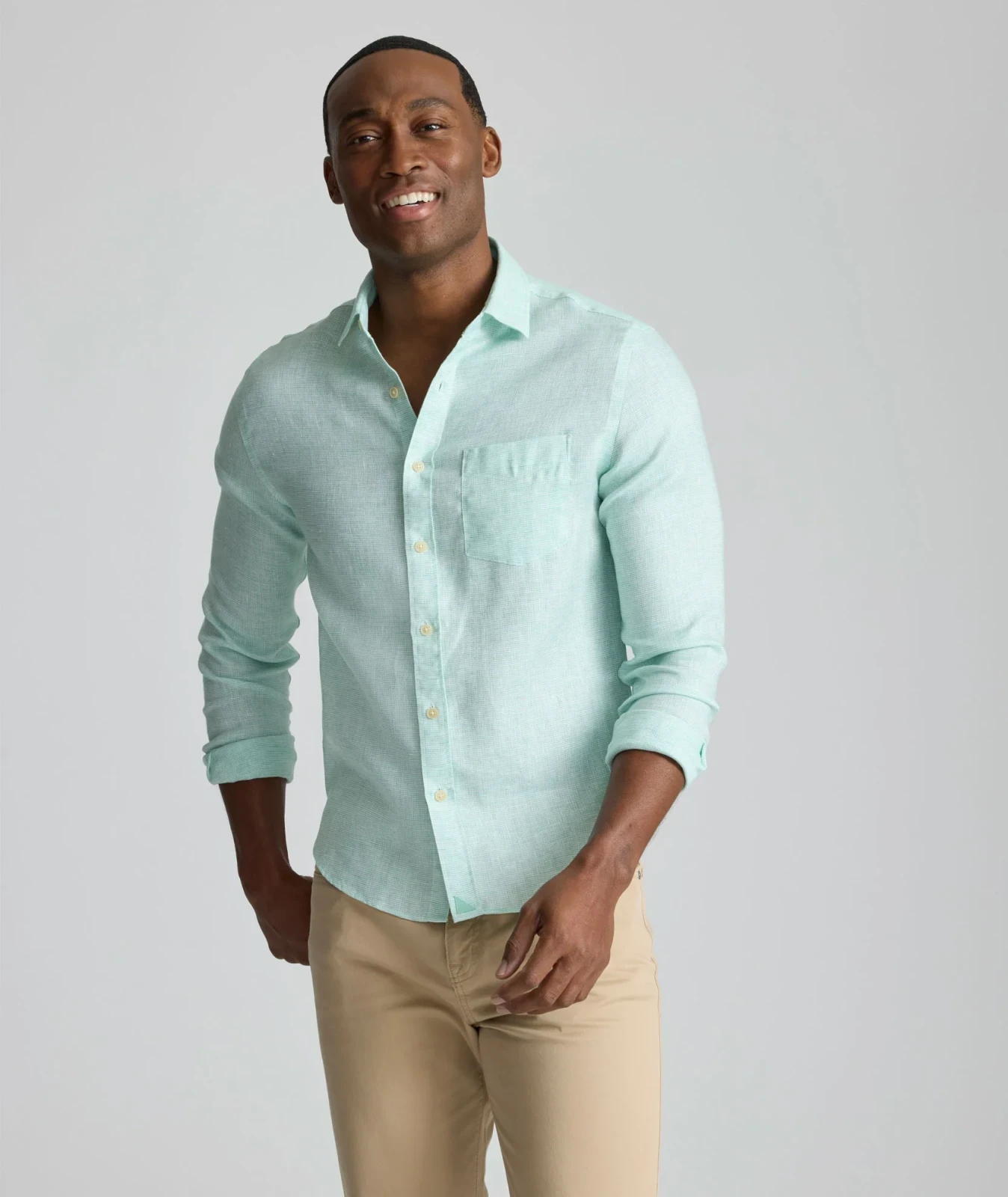 Wrinkle-Resistant Linen Wildehart Shirt - FINAL SALE