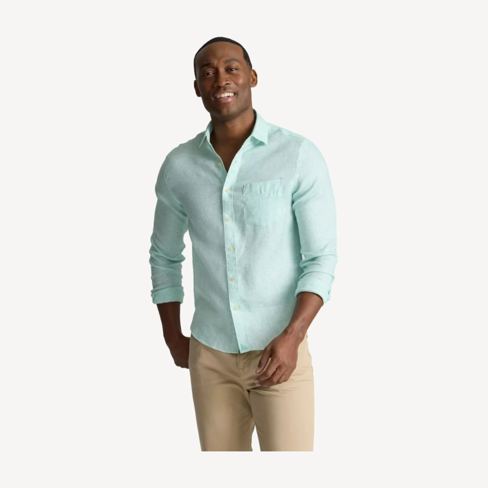 Wrinkle-Resistant Linen Wildehart Shirt - FINAL SALE