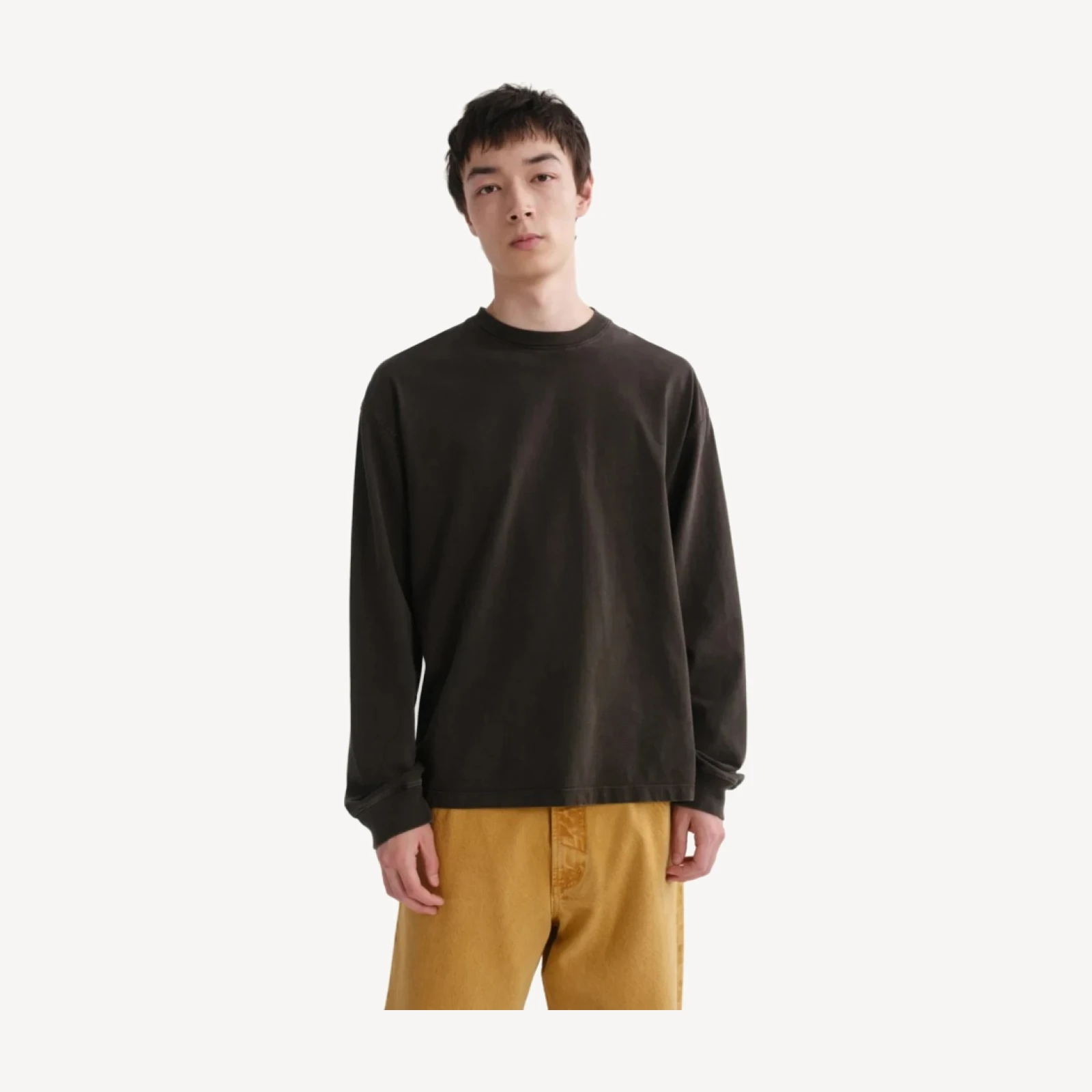 Asha Long Sleeve Mock Neck Tee in Fracture