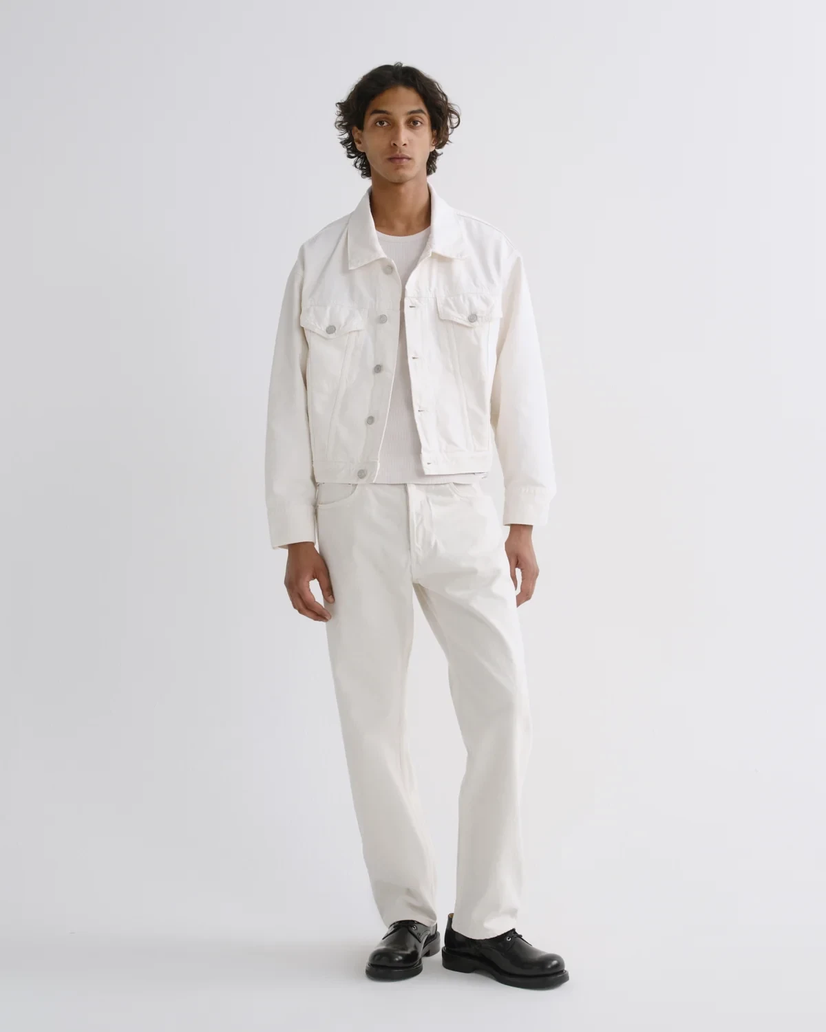 Magnus Trouser Jean in Chalk White