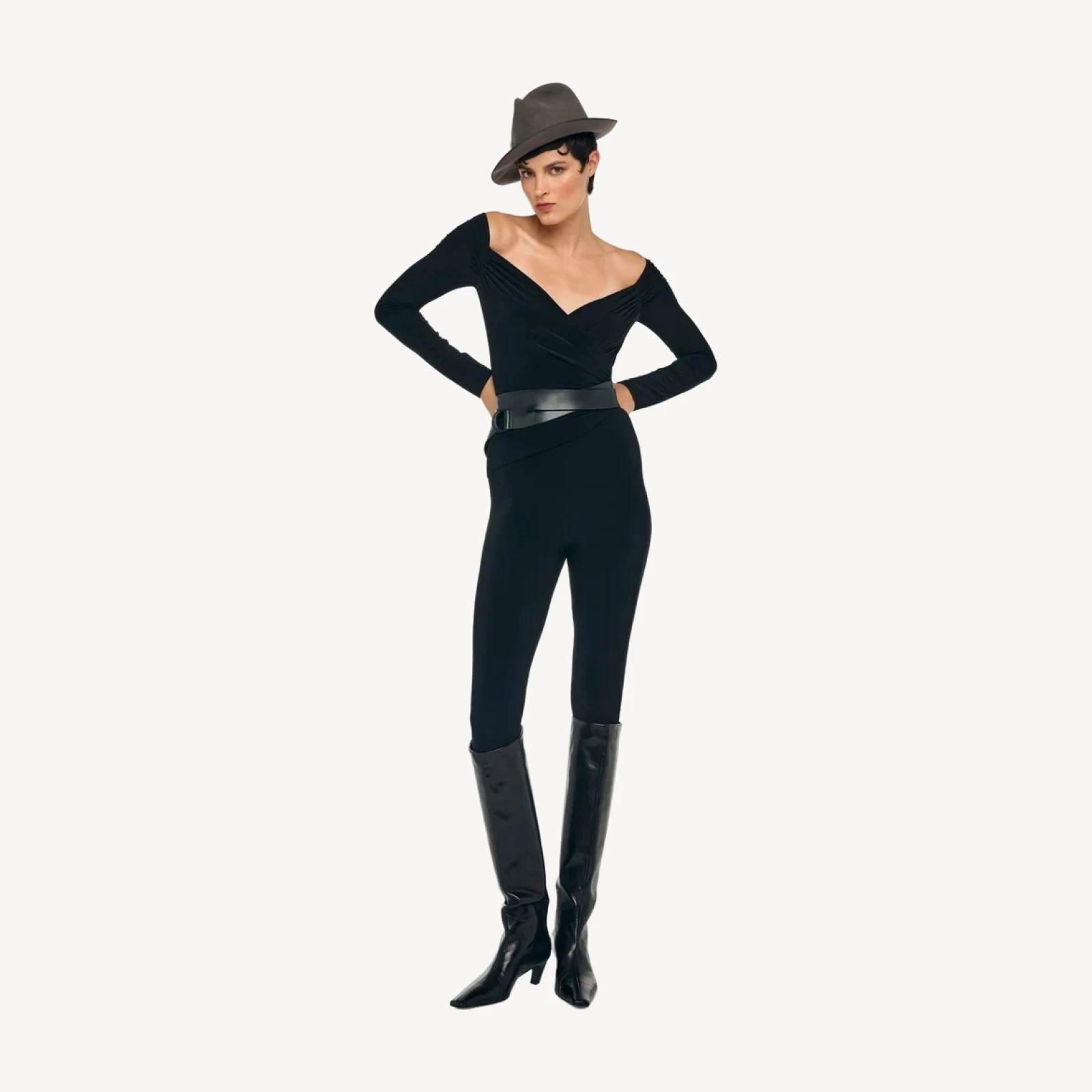 OFF SHOULDER SWEETHEART CATSUIT