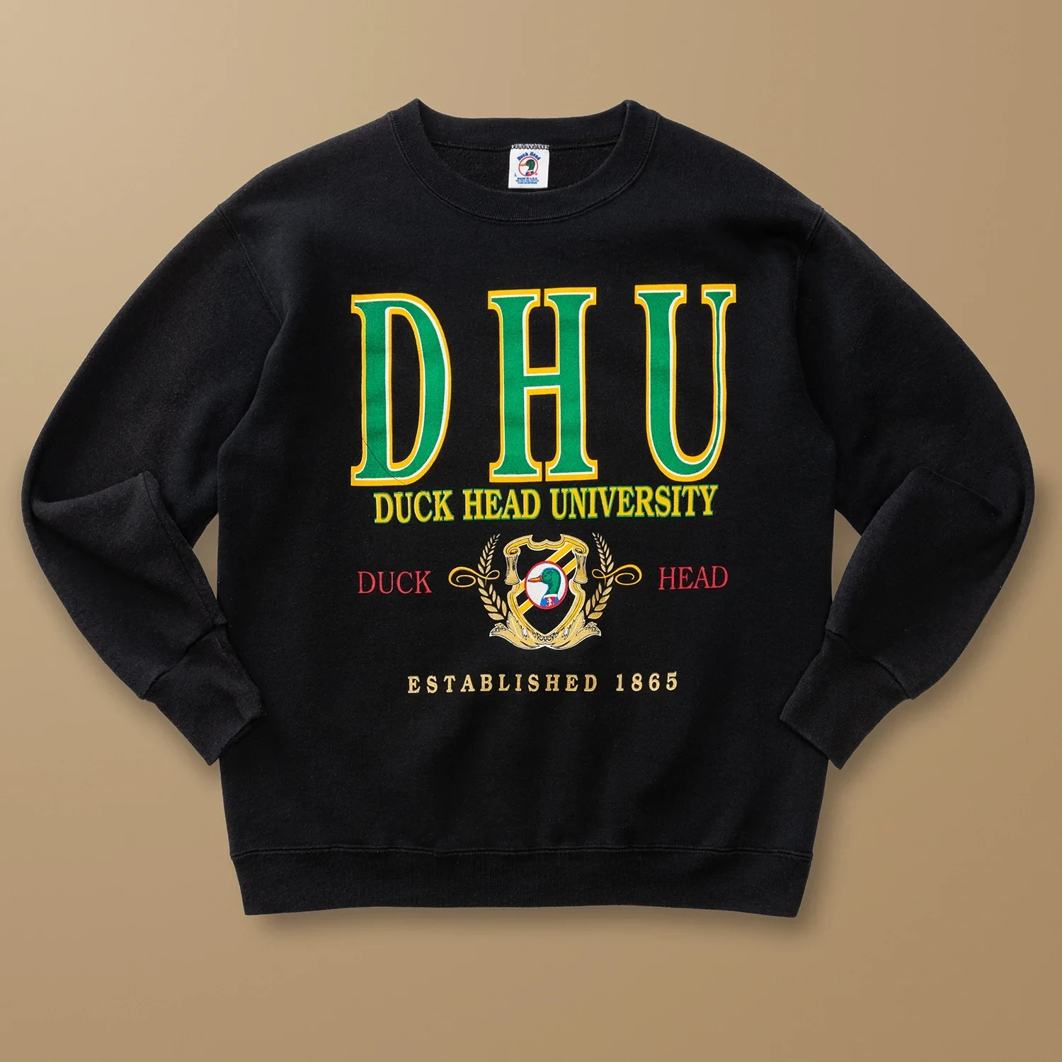 Duck Head University Crewneck Sweatshirt L - Duck Head Vintage