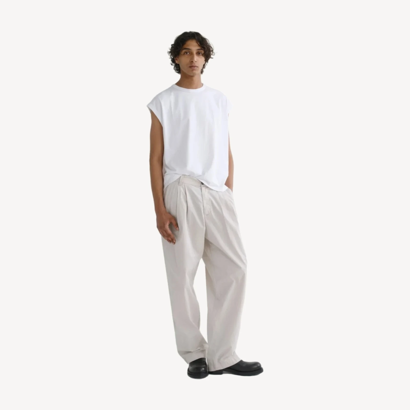 Slater Trouser in Bone