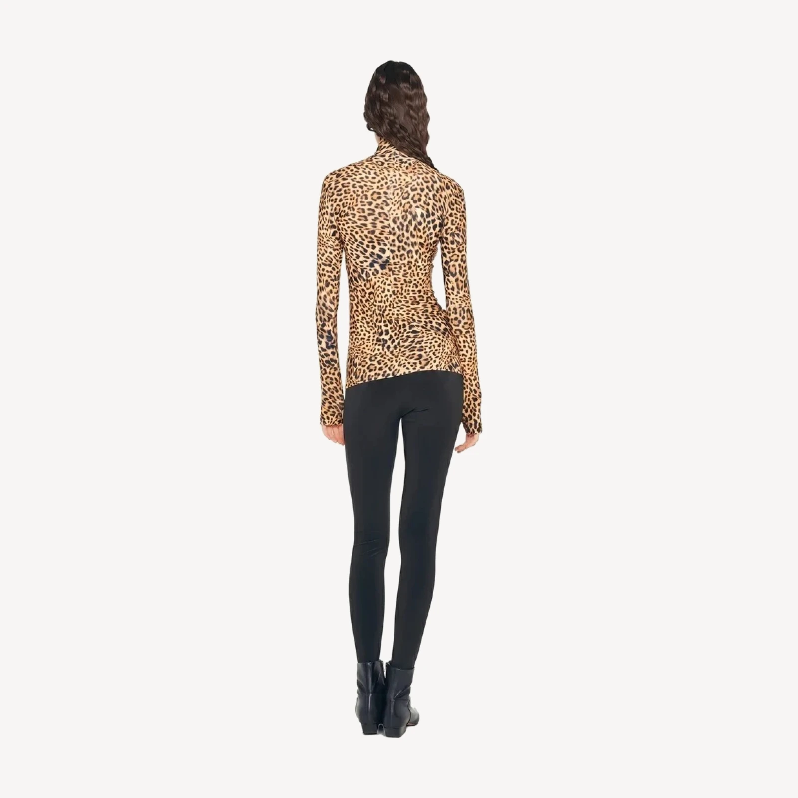 SLIM FIT LONG SLEEVE TURTLE TOP