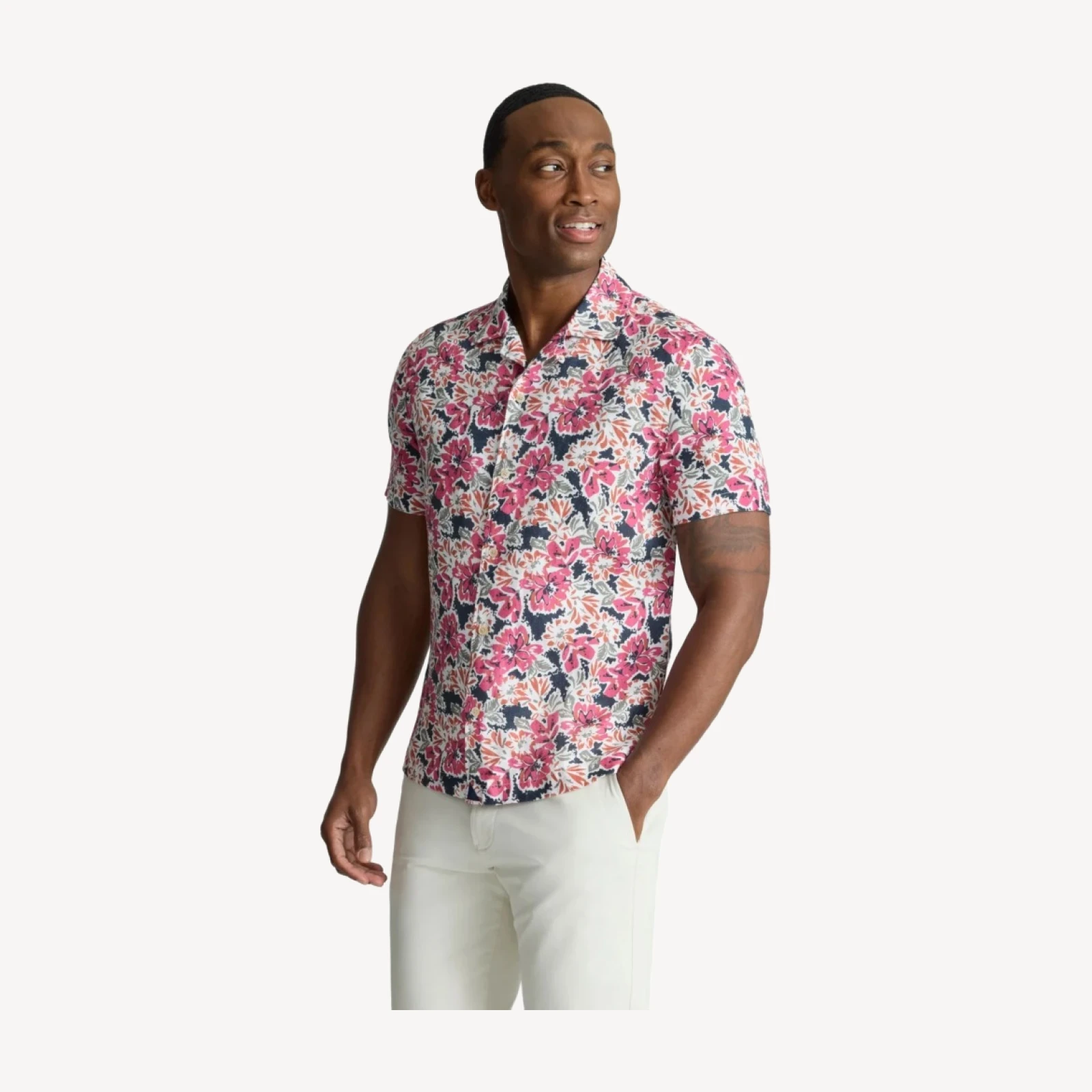 Linen Short-Sleeve Crossman Shirt - FINAL SALE
