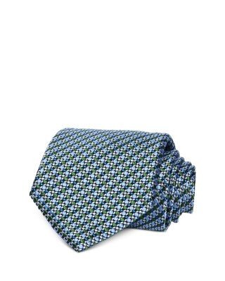 David Donahue Neat Silk Classic Tie