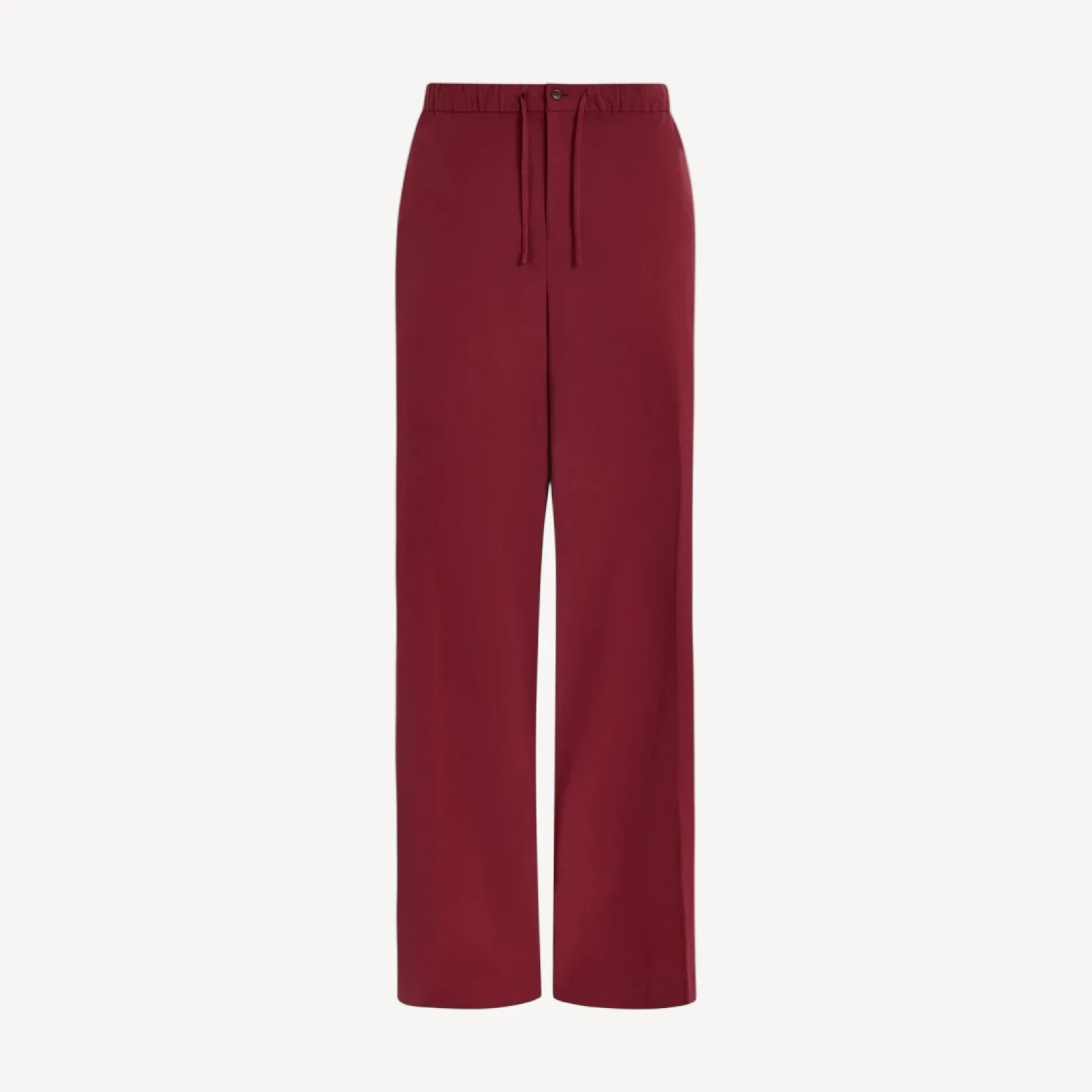 Textured Stretch Wide Leg Pant