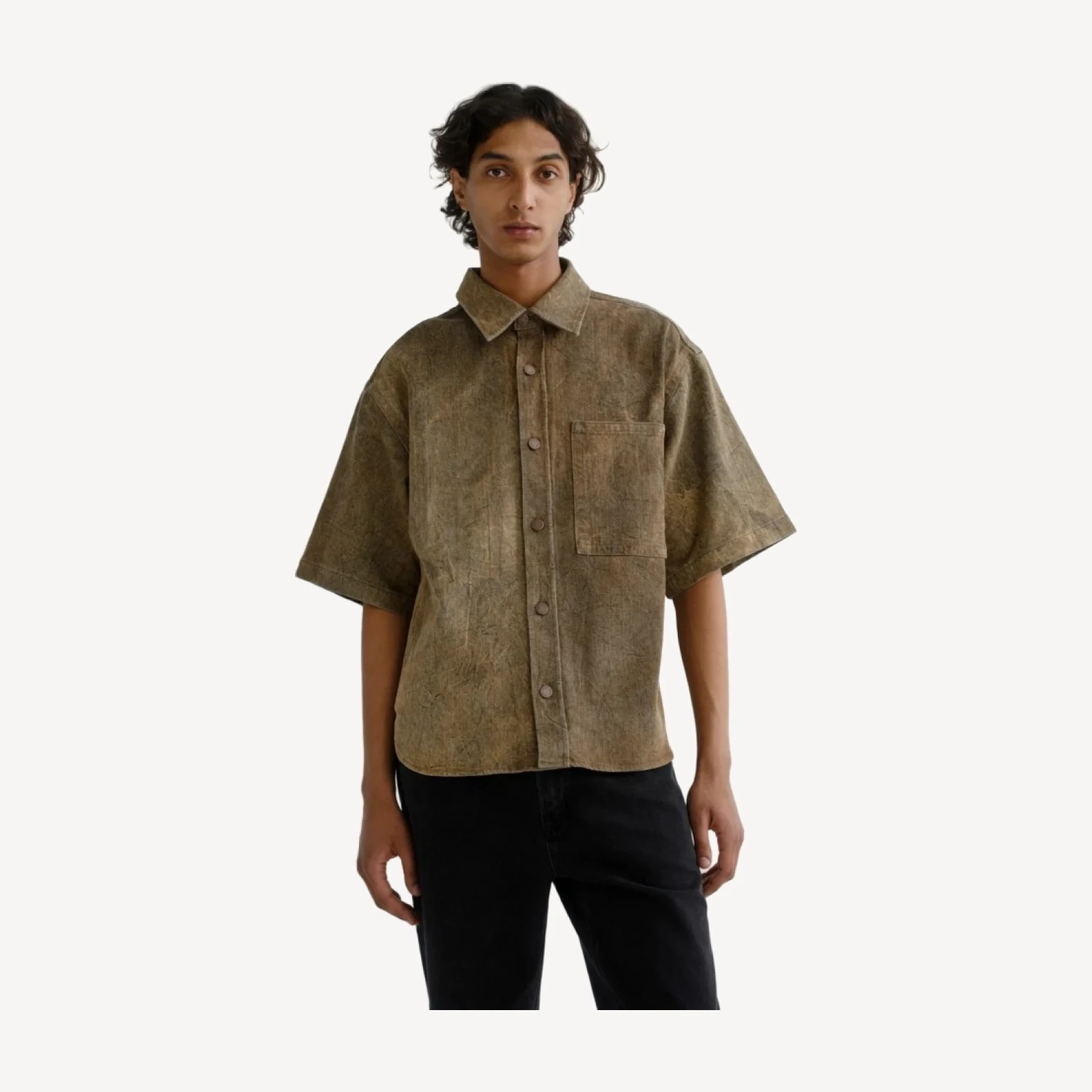 Watson Shirt (Comfort Stretch) in Bark
