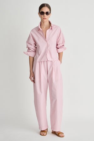 Cropped Isolde Button Down