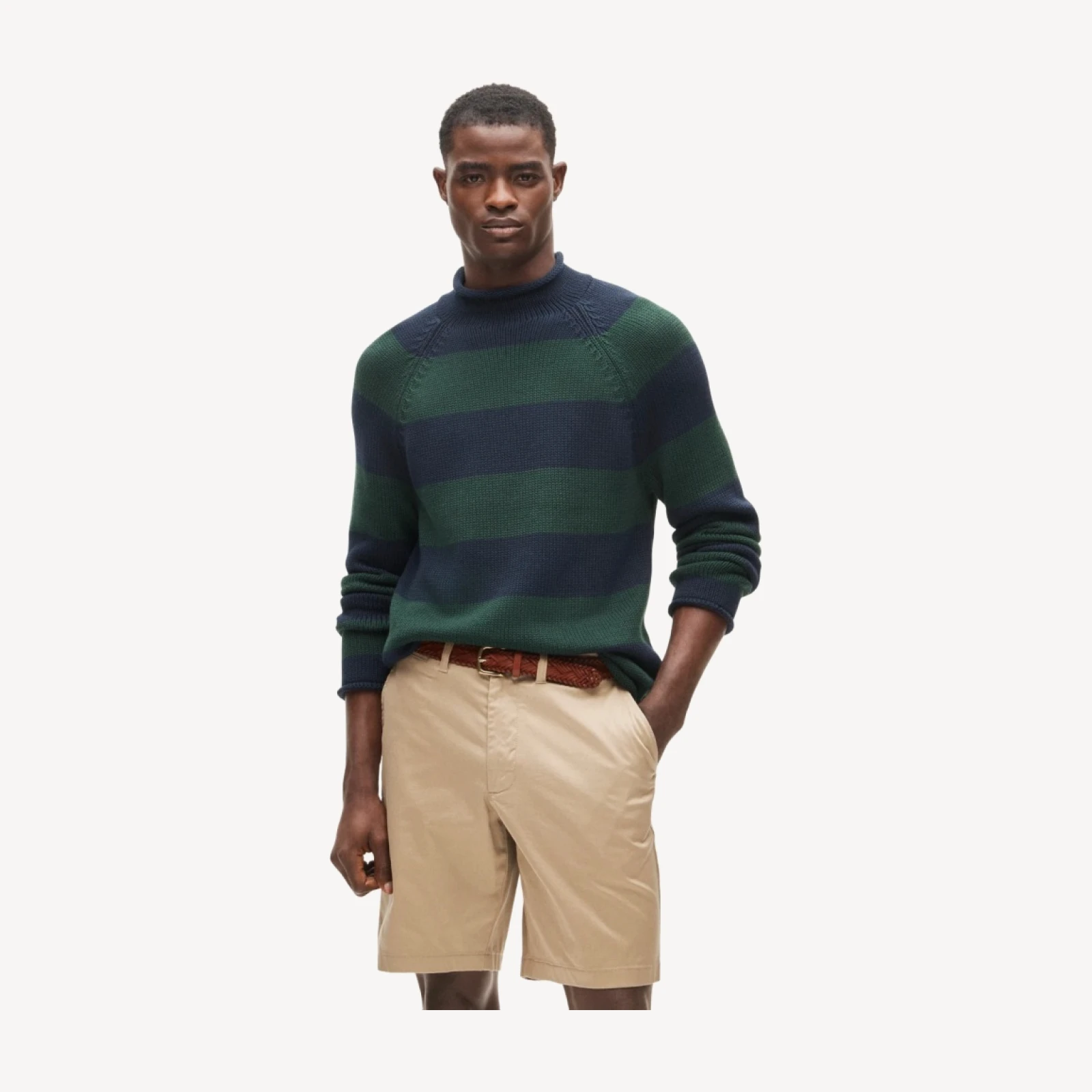 1988 Rollneck™ sweater in stripe