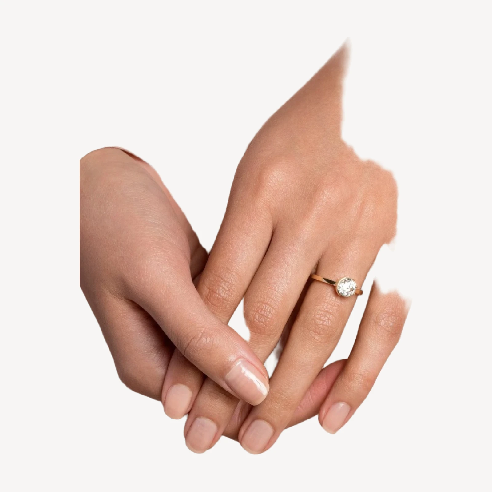 Sun & Moon Ring - Grand White Diamond