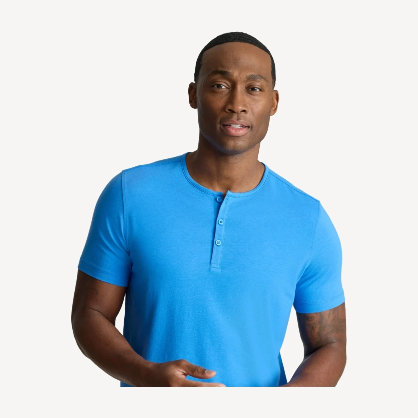 EcoSoft™ Short-Sleeve Henley - FINAL SALE