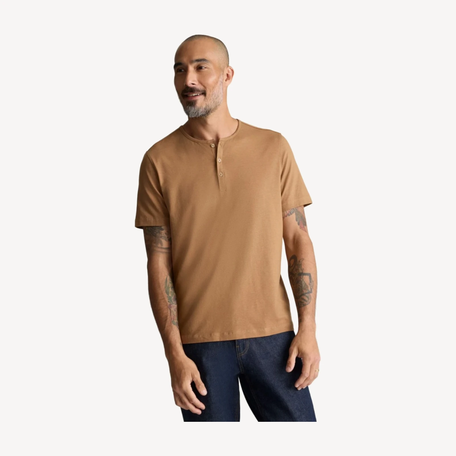 EcoSoft™ Short-Sleeve Henley - FINAL SALE