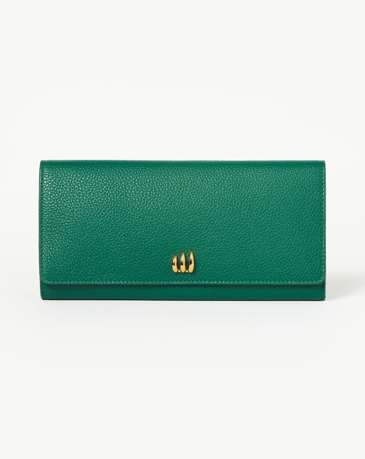 Leather Jewellery Roll | Malachite Green