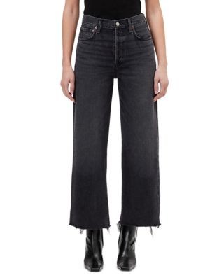 Agolde Ren High Rise Wide Leg Jeans in Arcane