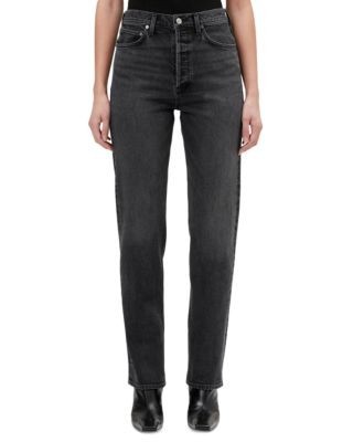 Agolde 90's Pinch Waist High Rise Straight Jeans in Radius