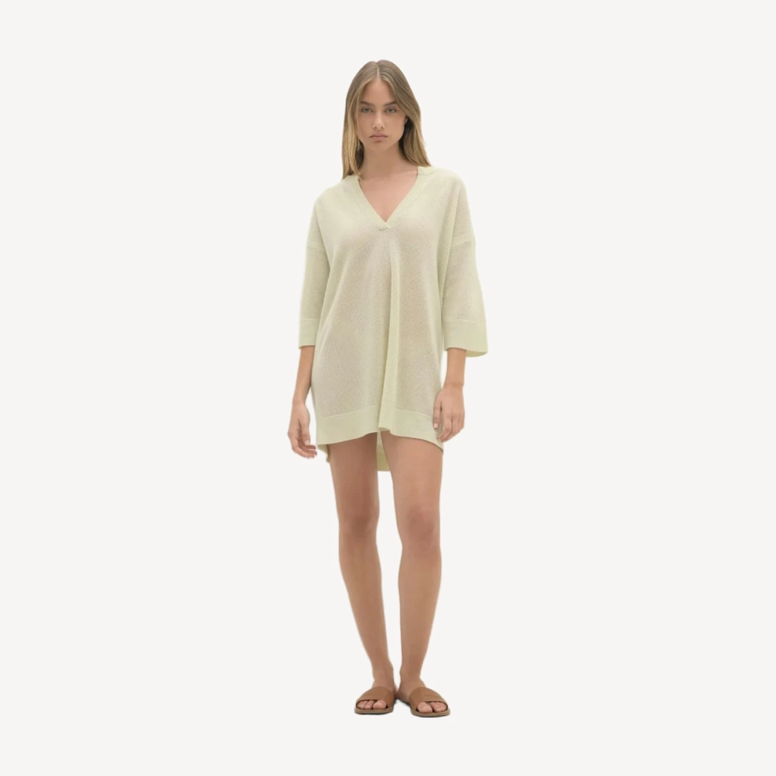 ELOWEN CASHMERE TUNIC - MINT