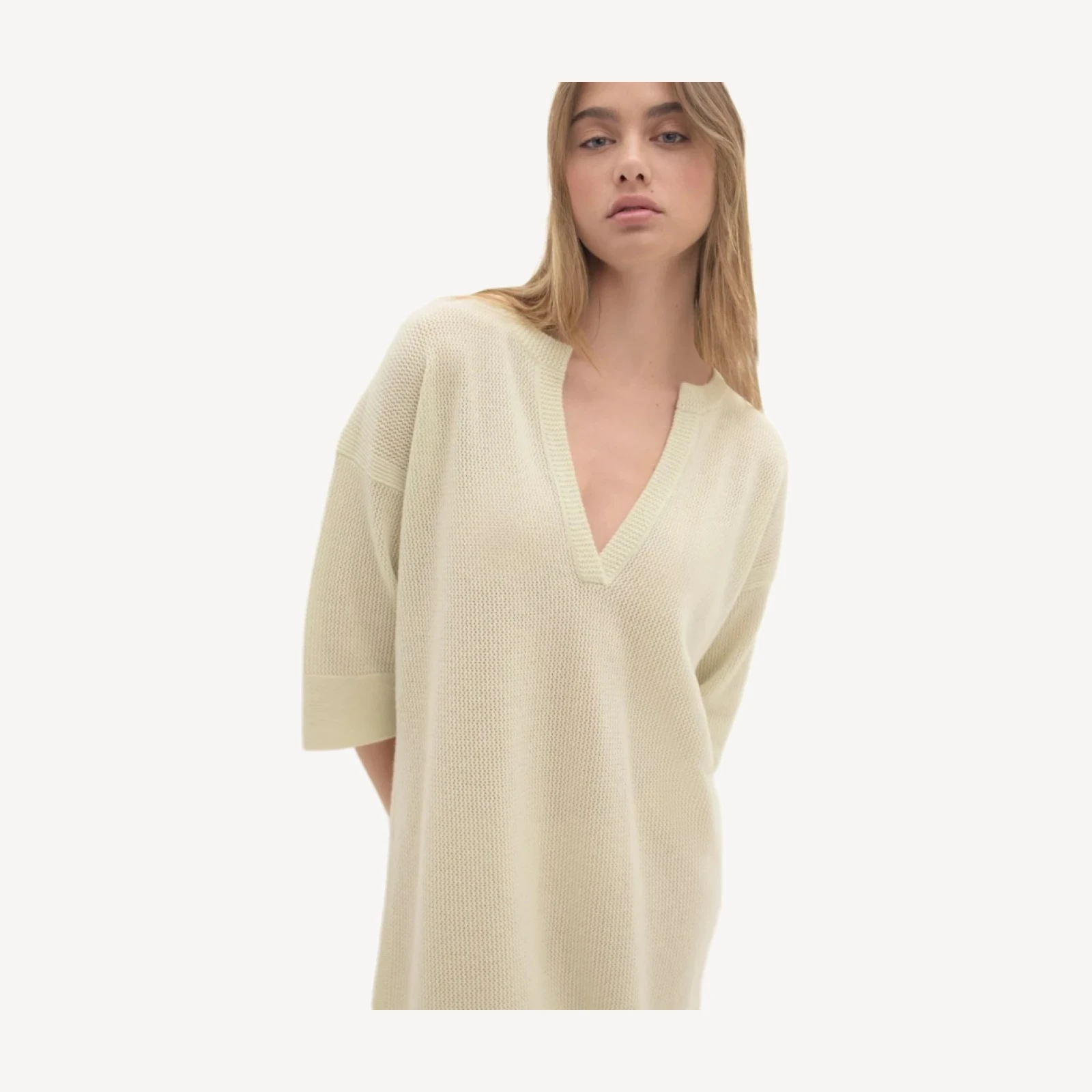 ELOWEN CASHMERE TUNIC - MINT