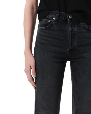 Agolde 90's Pinch Waist High Rise Straight Jeans in Radius