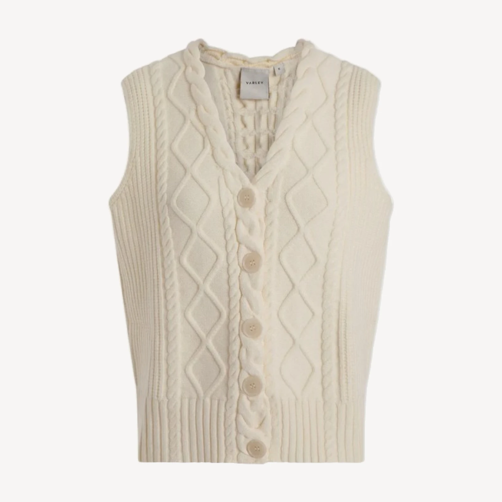 Tatyana Cable Knit Vest