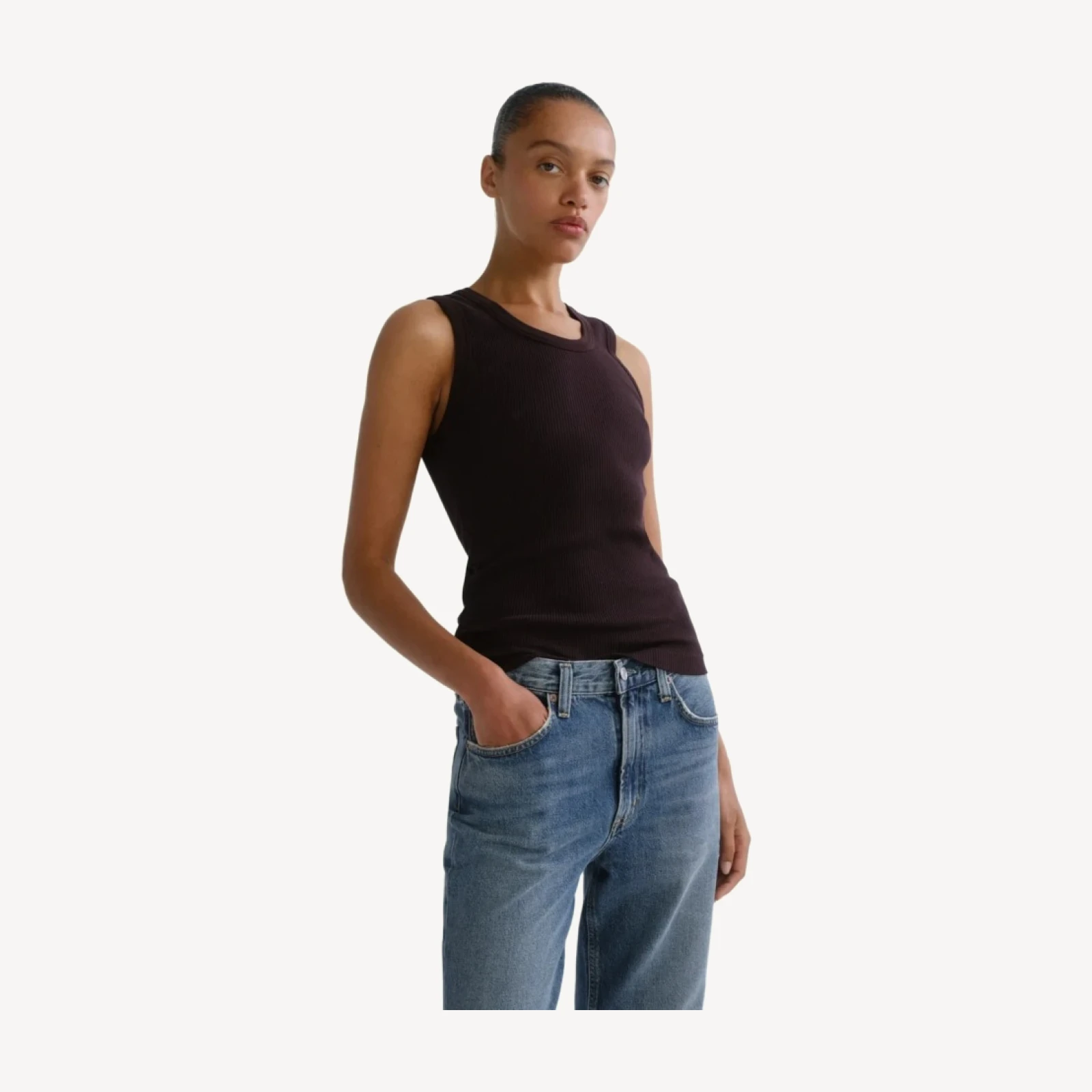 Poppy Tank in Eggplant