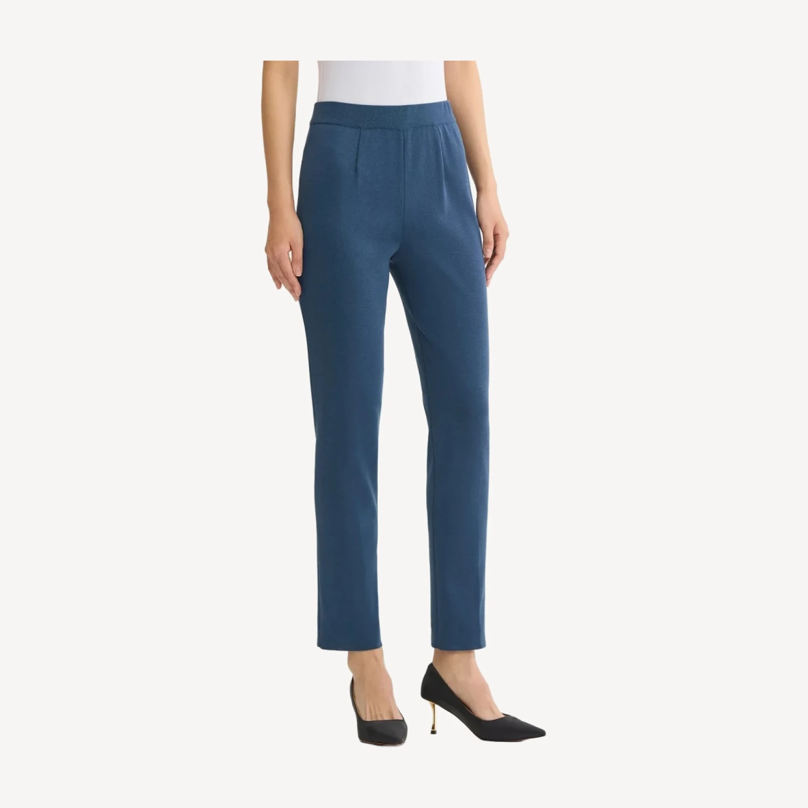Nancy Slim Leg Mylana Knit Pant, Stardust