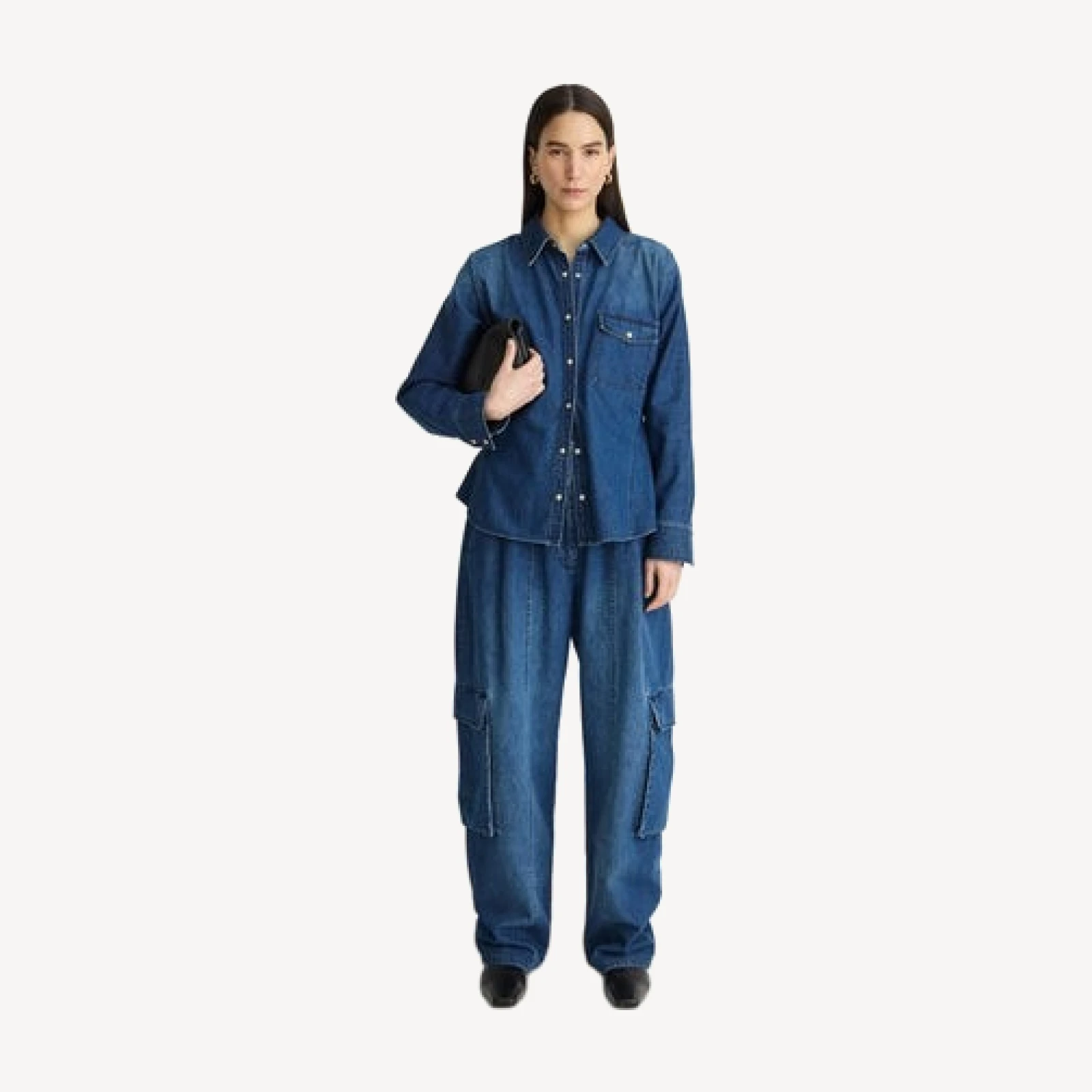 Anni Denim Button Up