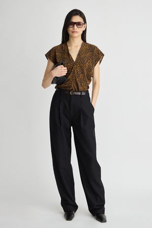 Monde Silky Bias Top