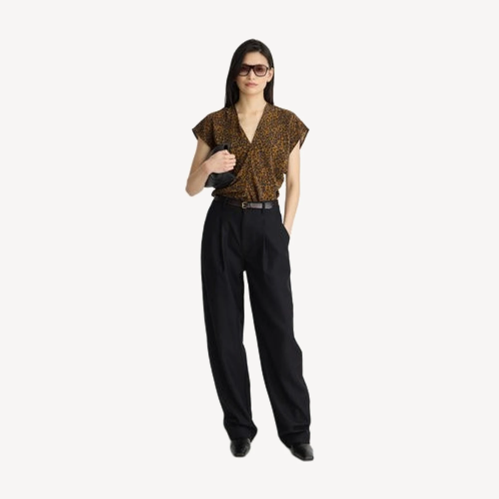 Monde Silky Bias Top