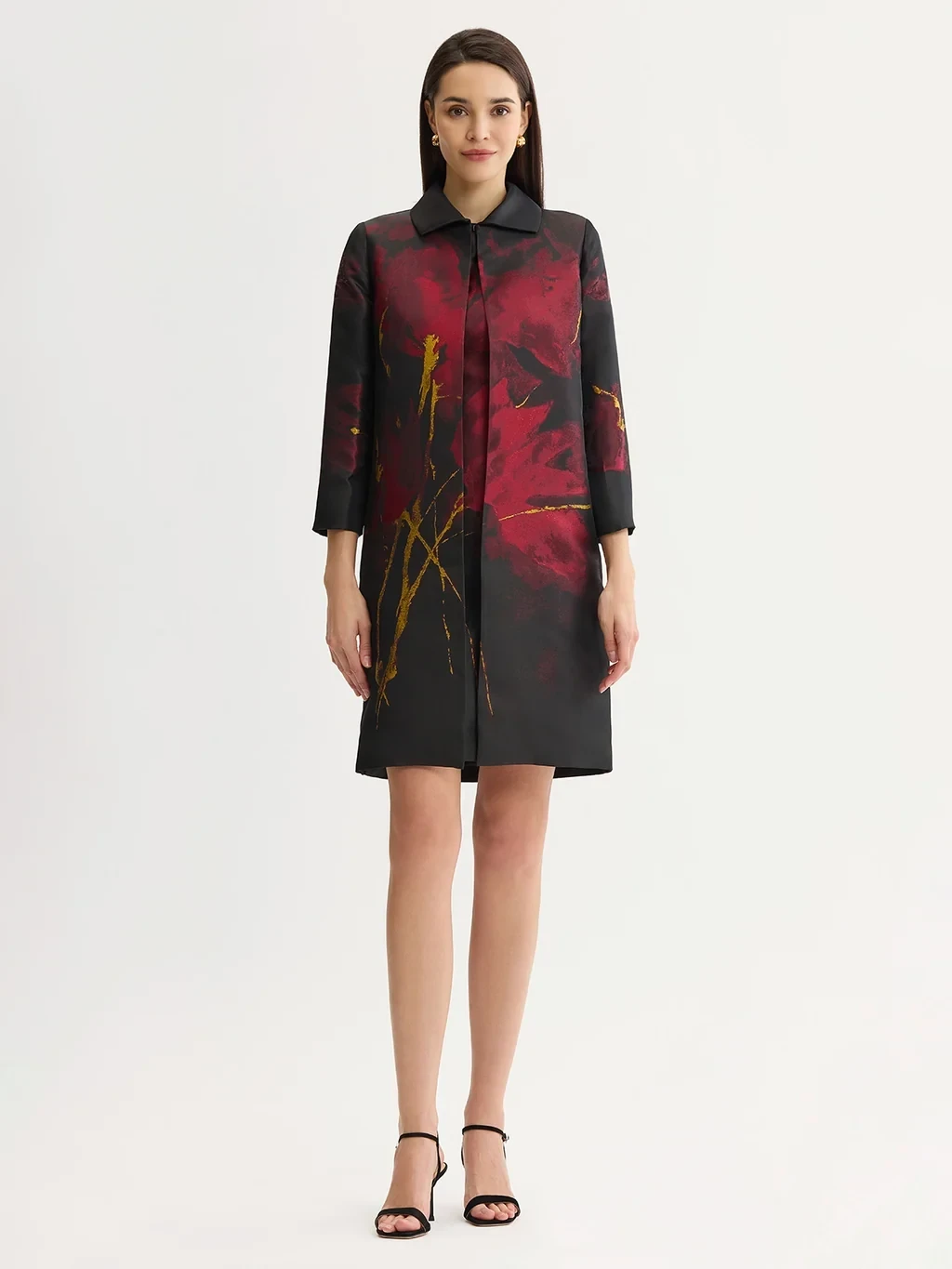 Heritage Floral Lurex Woven Jacquard Topper