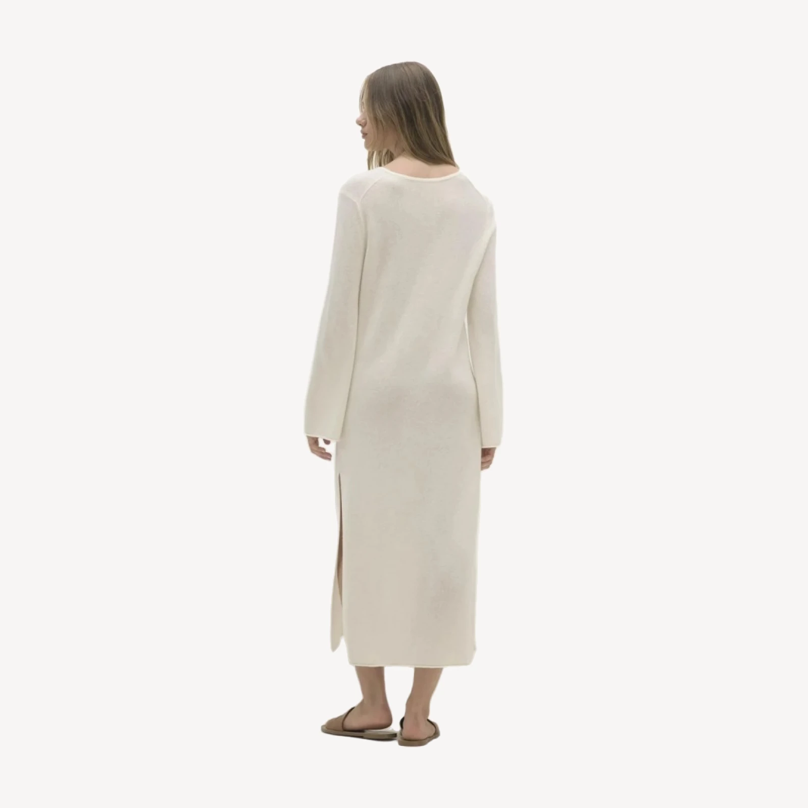 KATERINA CASHMERE KAFTAN - ECRU