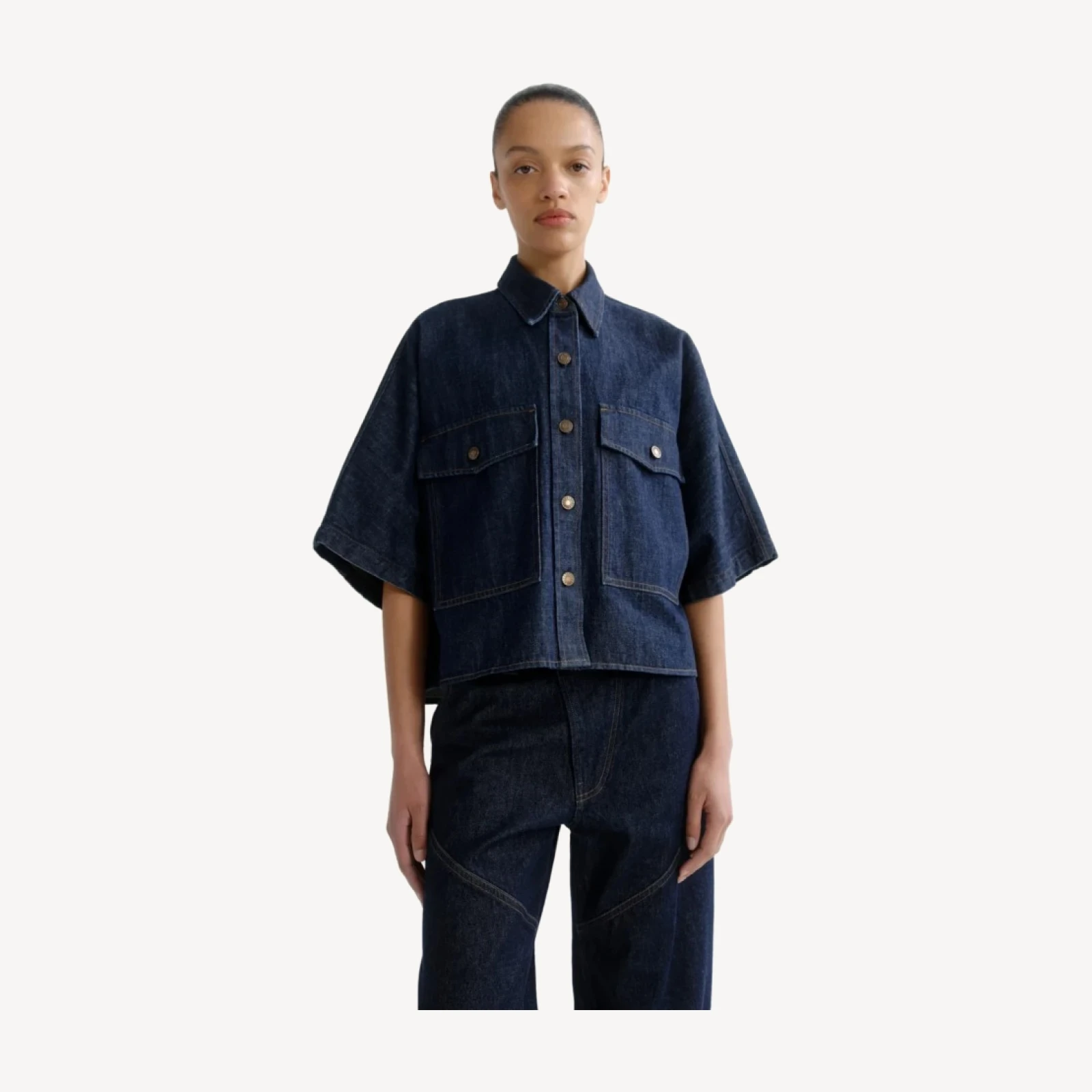 Taron Shirt (Weightless) in Rinse