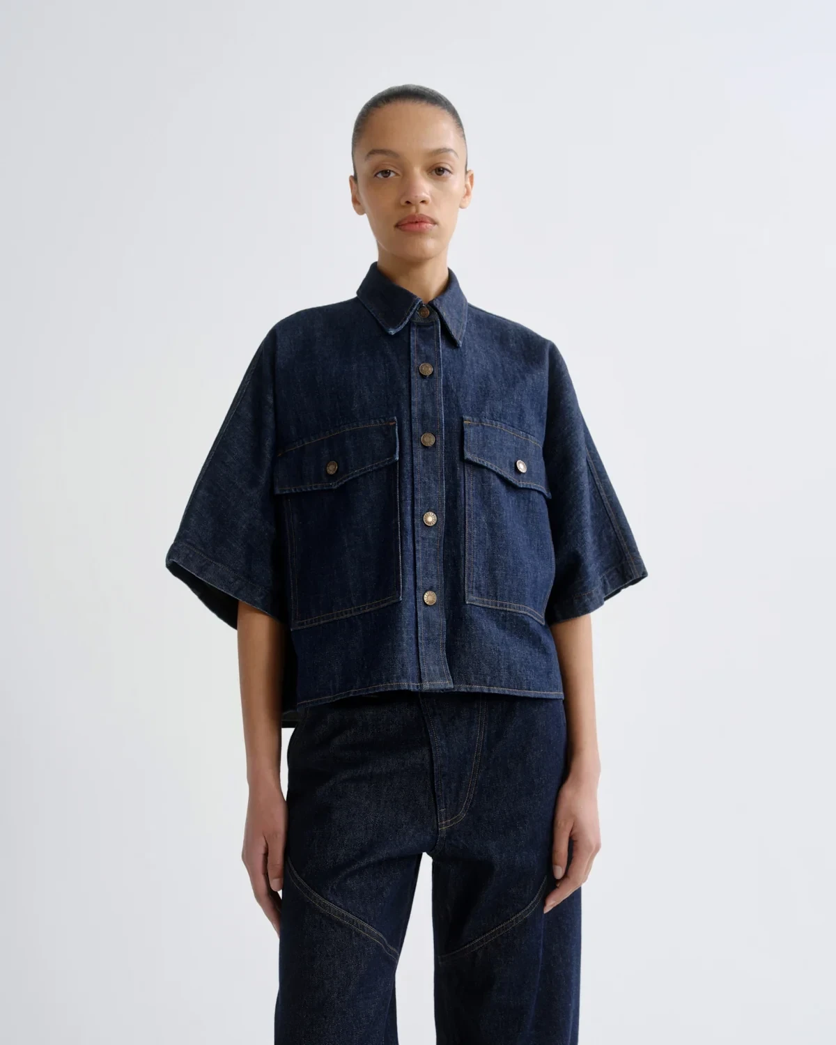 Taron Shirt (Weightless) in Rinse