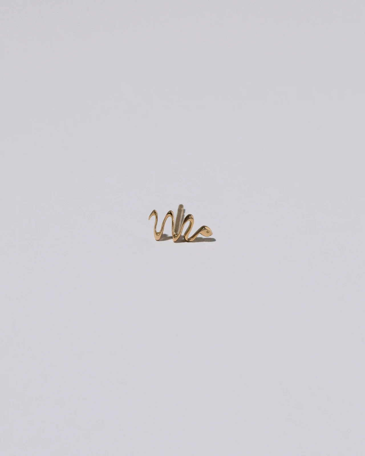 Snake Stud Earring Single