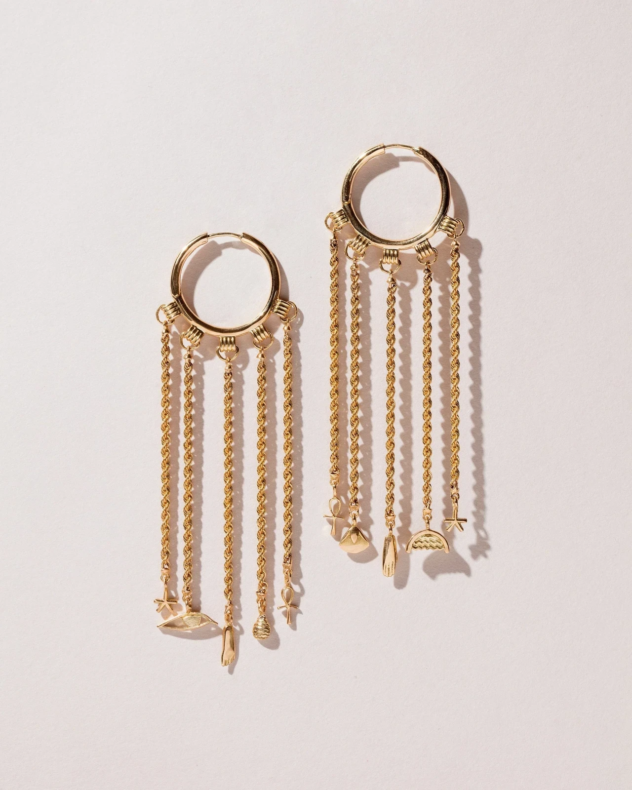 Talisman Hoop Earrings