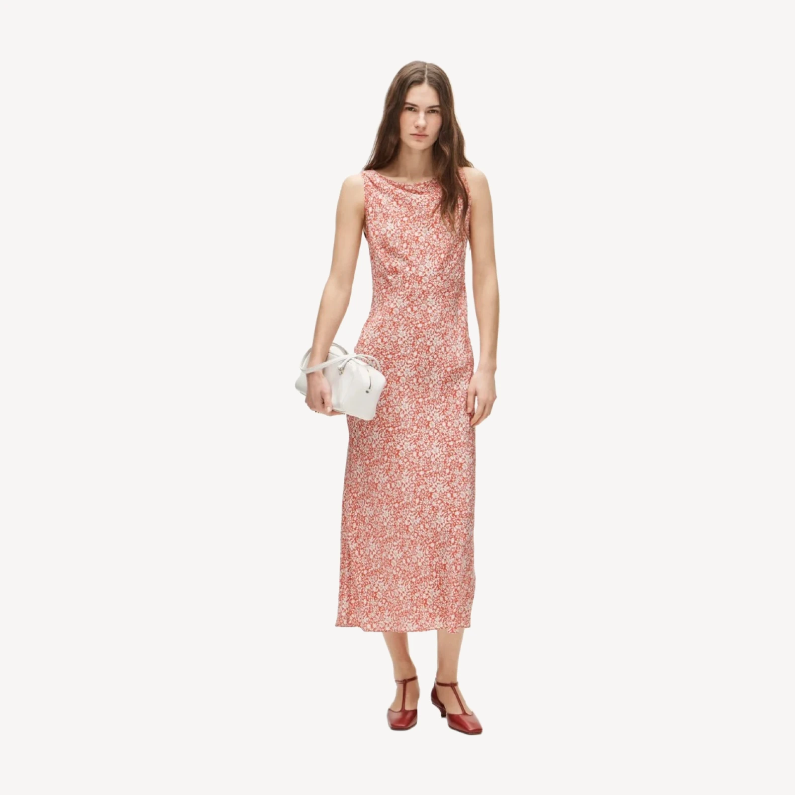 Bias-cut slip dress in Liberty® Lizzy floral fabric