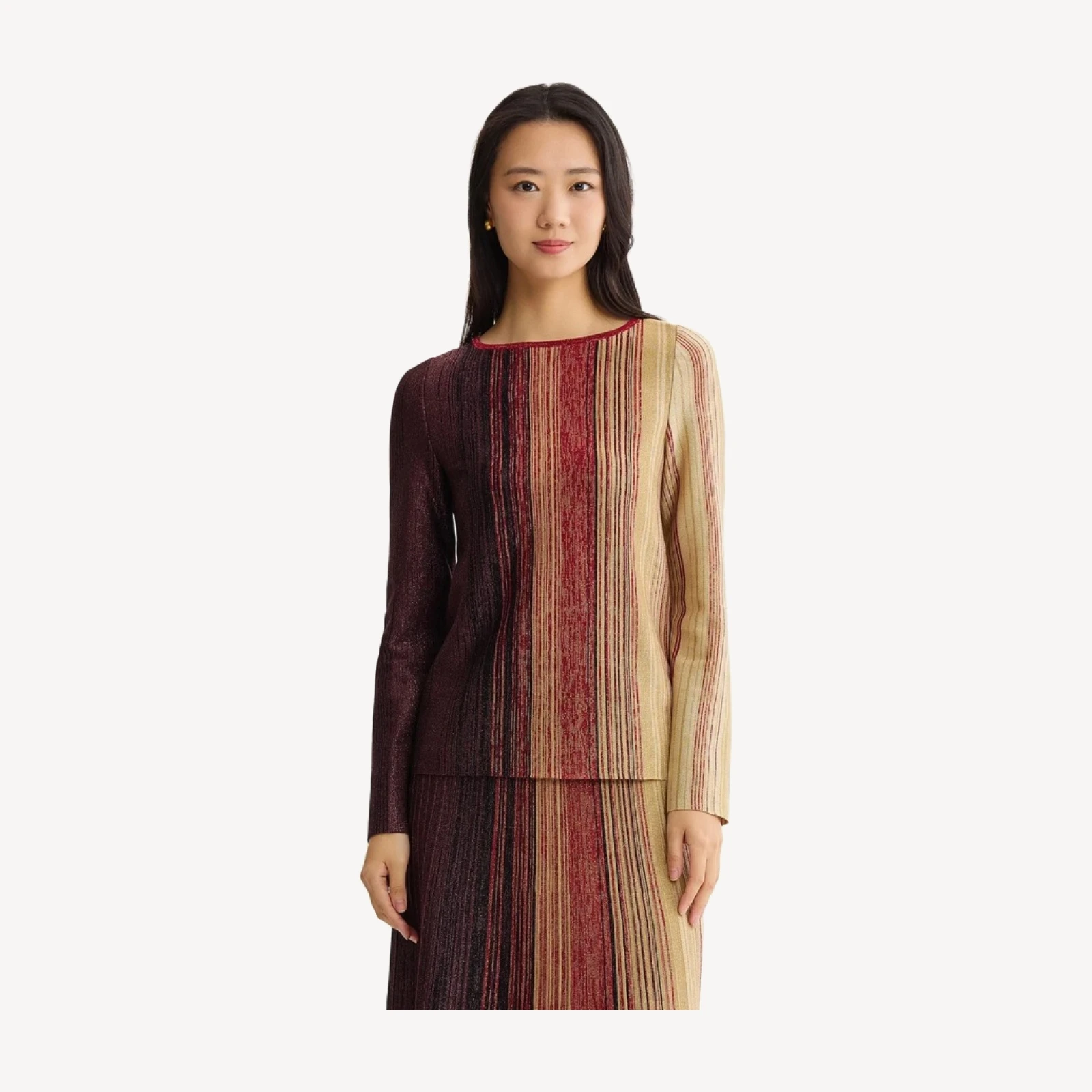 Shimmer Lurex Knit Tunic