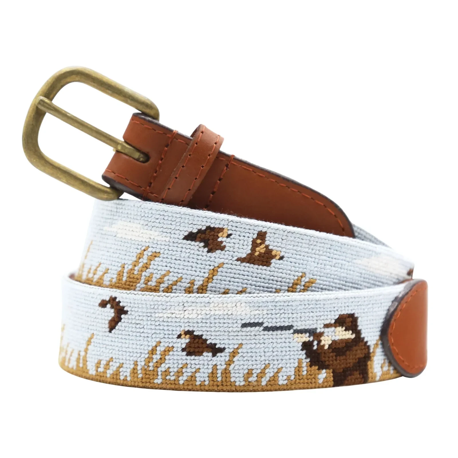 Smathers & Branson Upland Shoot Belt - Light Blue
