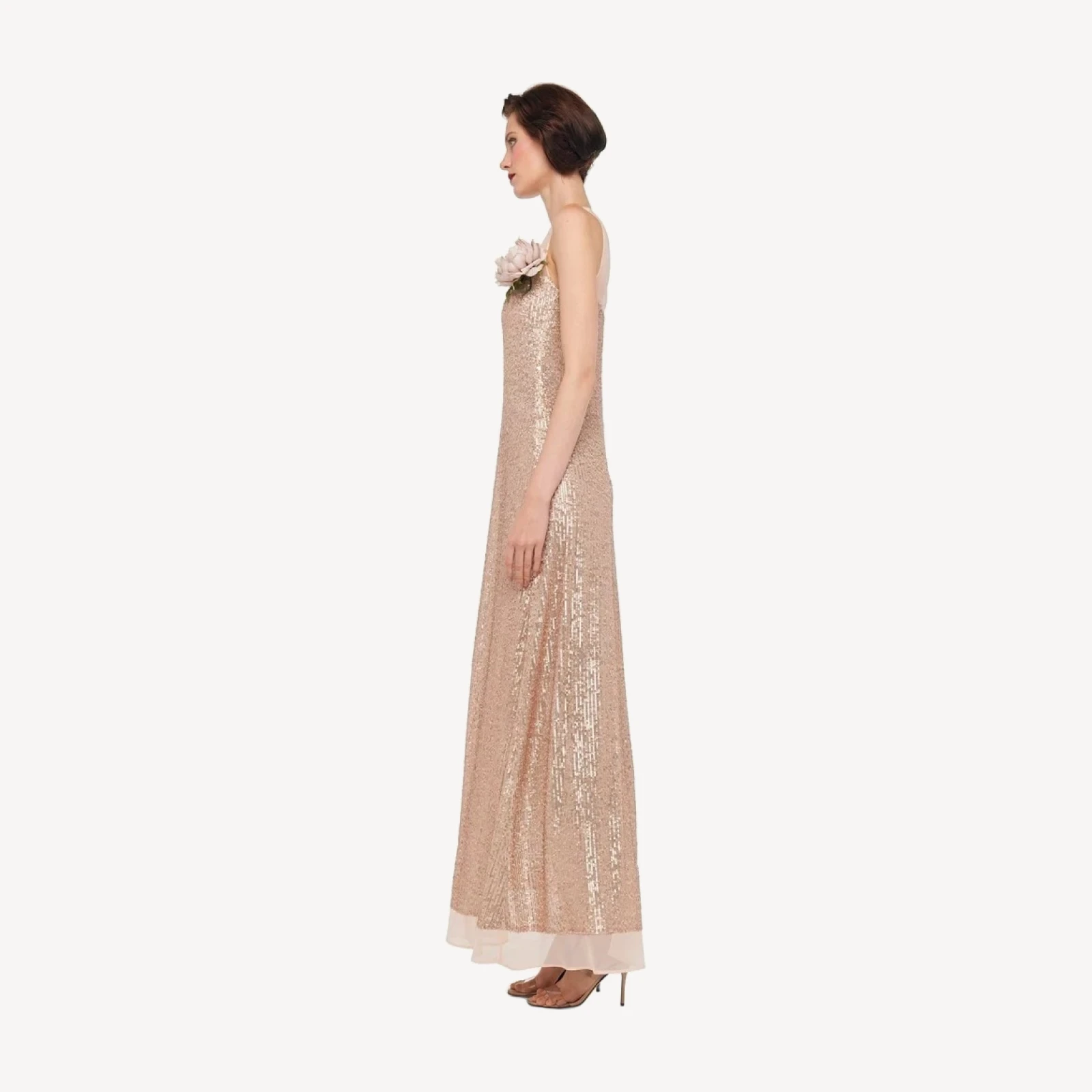 SLEEVELESS SWING MAXI DRESS