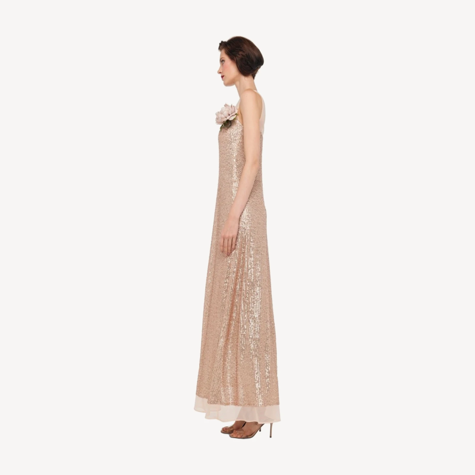SLEEVELESS SWING MAXI DRESS