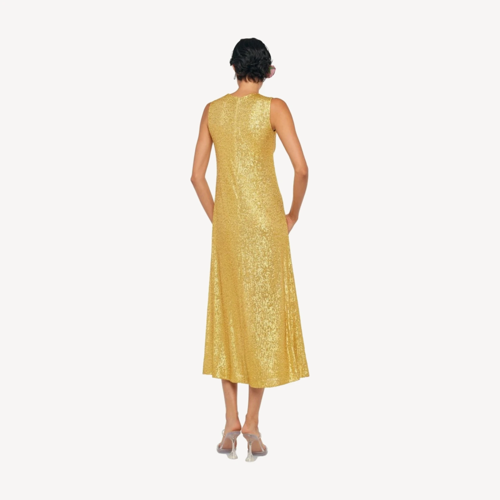 SLEEVELESS SWING DRESS