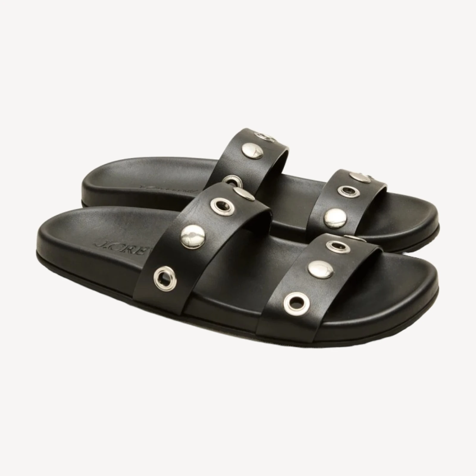 Kira grommet sandals in leather