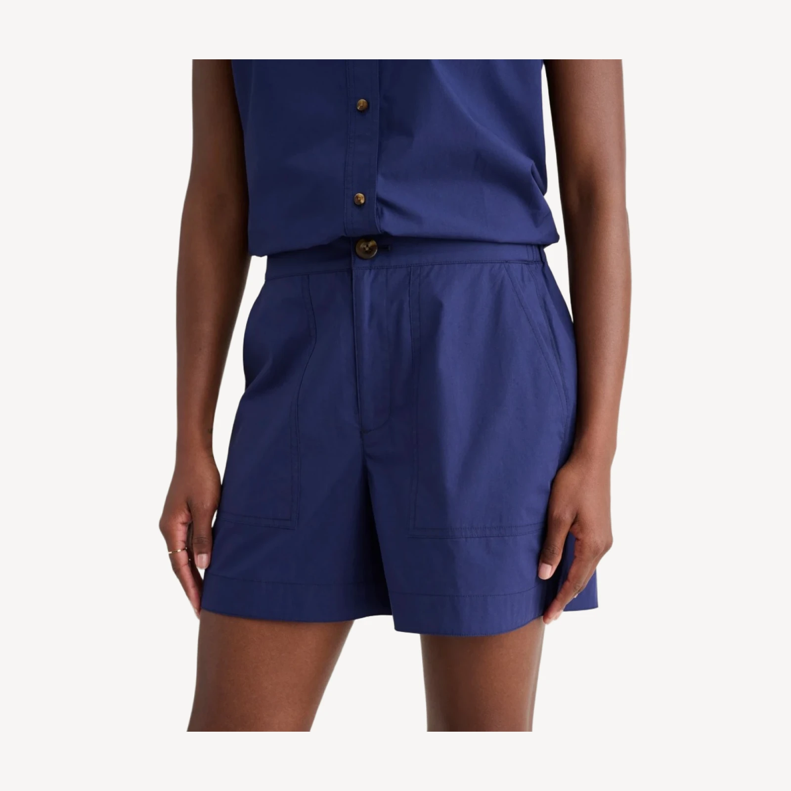 Cotton Poplin Ada Short