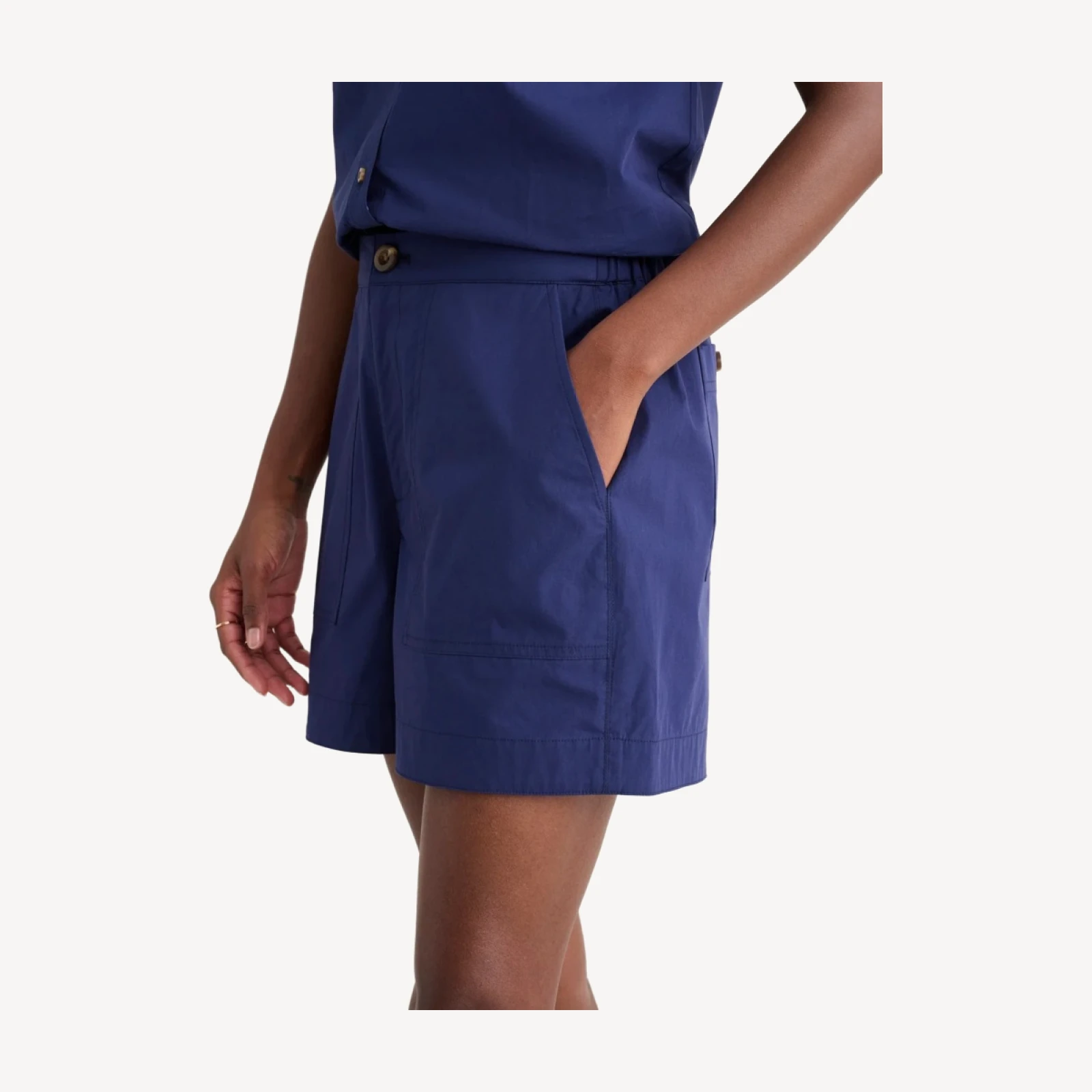 Cotton Poplin Ada Short