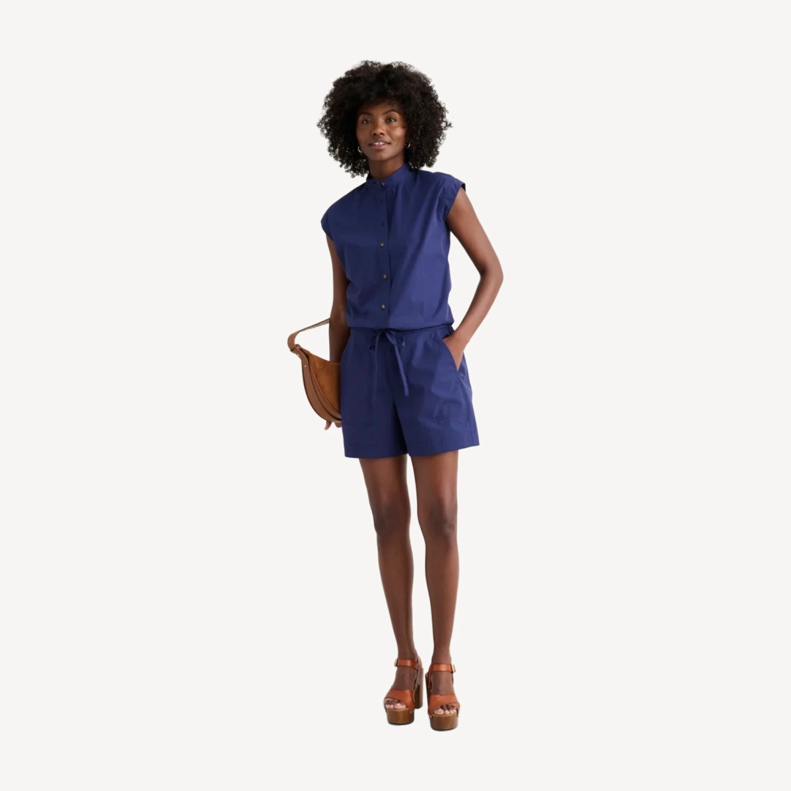 Cotton Poplin Ada Short