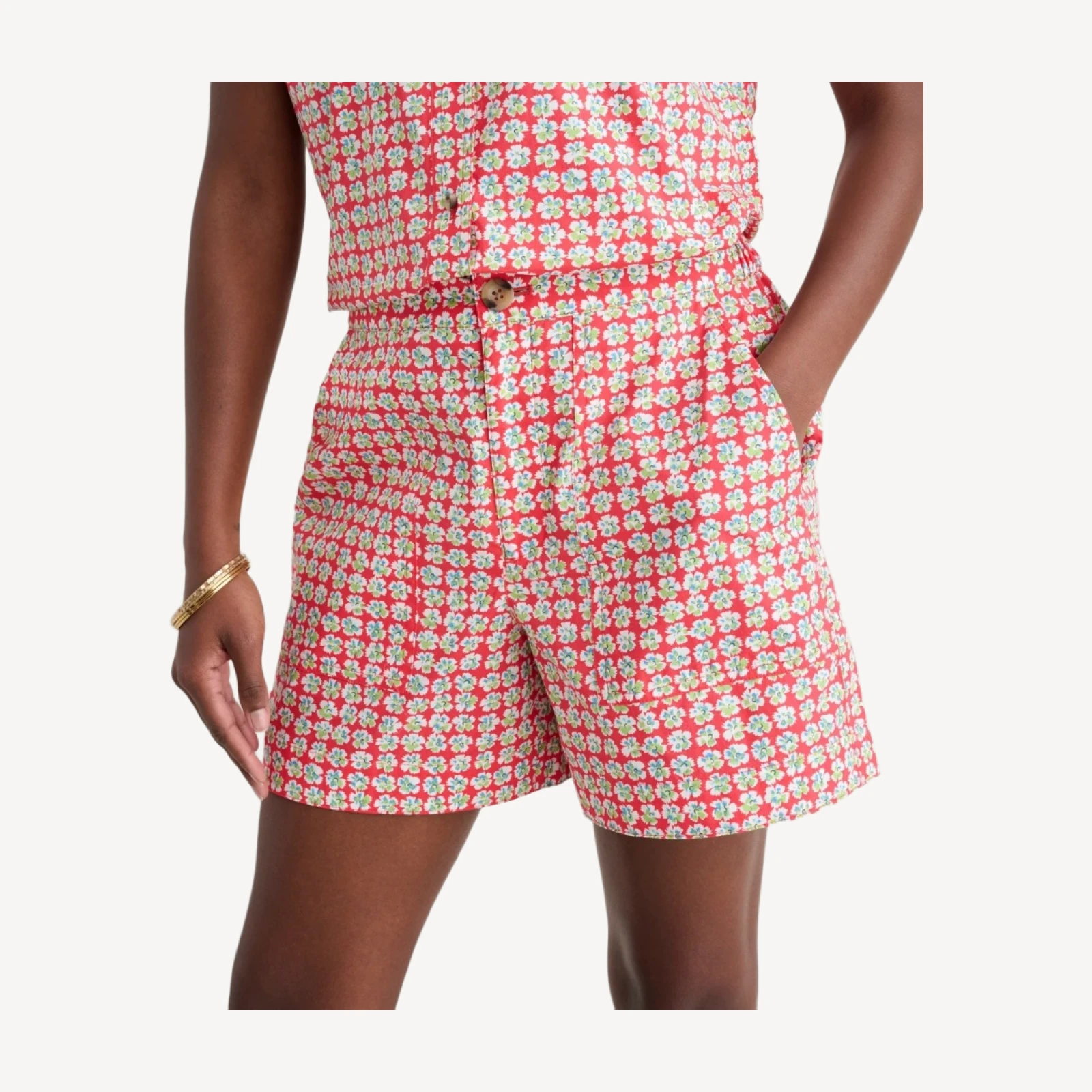 Cotton Poplin Ada Short