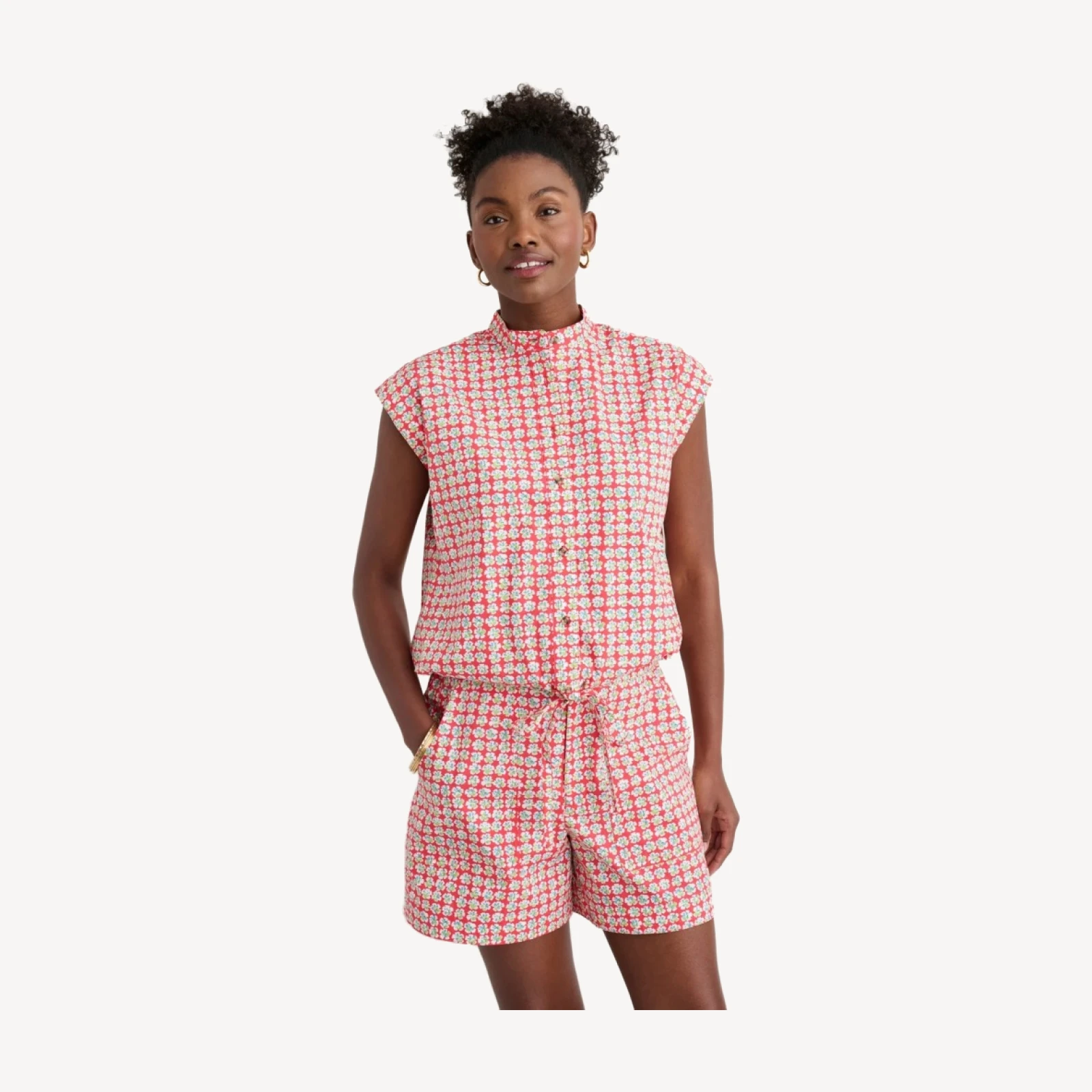 Cotton Poplin Ada Short
