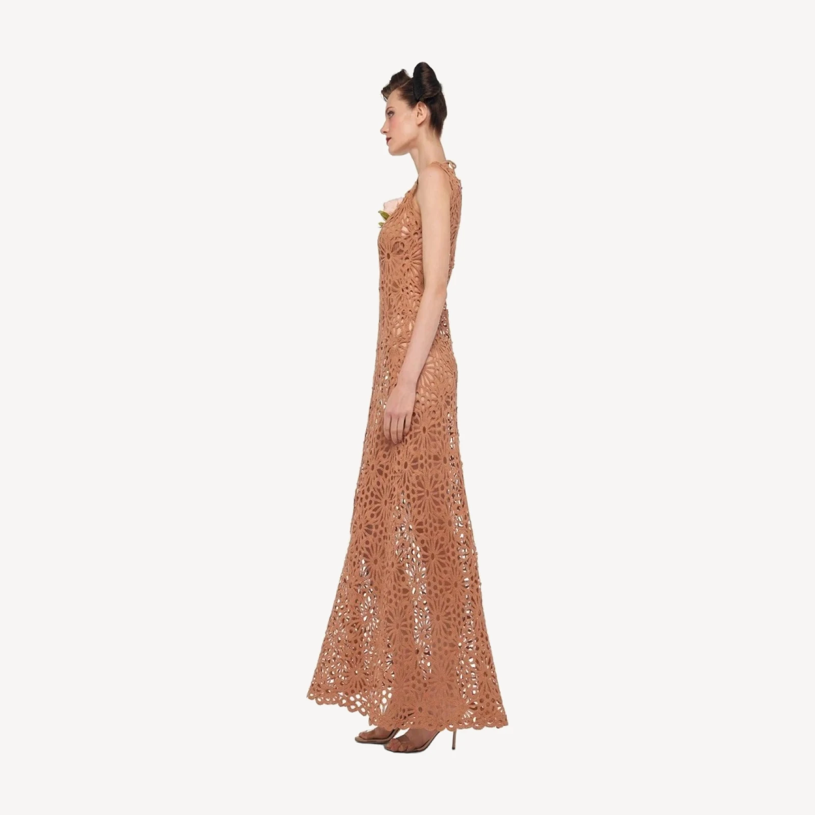 SLEEVELESS SWING MAXI DRESS