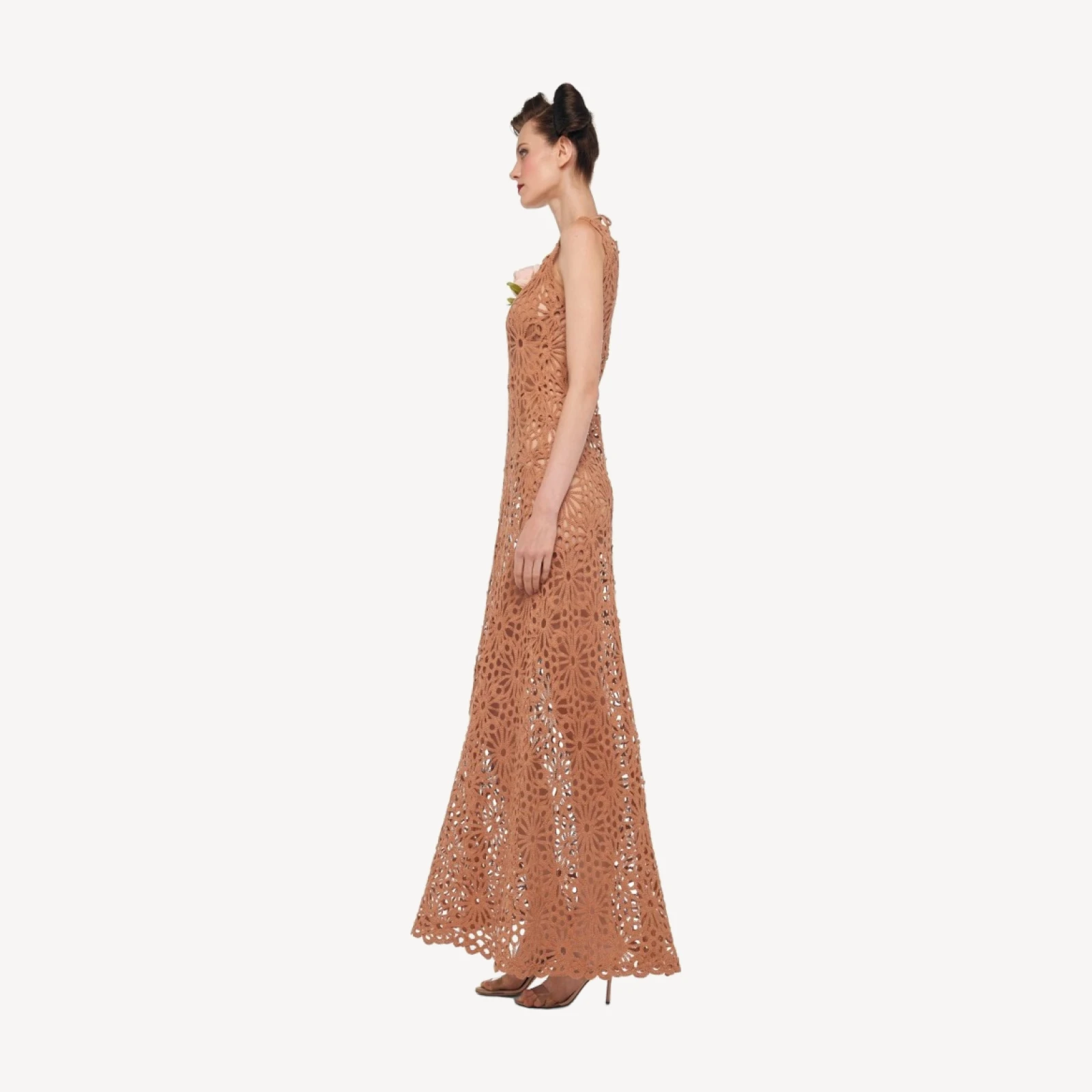 SLEEVELESS SWING MAXI DRESS